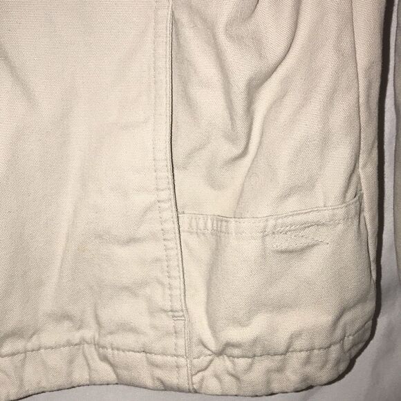 Columbia Women's Cream Authentic Active Outdoor American Full Zip Jacket Large - Picture 7 of 8